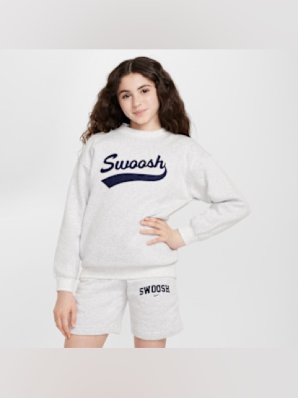 Nike Sportswear Club Fleece Crewneck Sweatshirt Big Girls Large